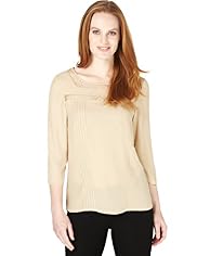 Floral Lace Pintuck Blouse