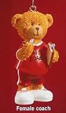 RUSS Very Beary Female #1 Coach Christmas Ornament #32008