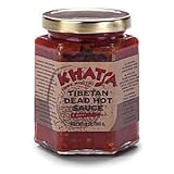 Tibetan Dead Hot Sauce, 9 oz hex jar by Khatsa Sauces
