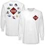 Western Athletic Conference White Conference Diamond Long Sleeve T-shirt