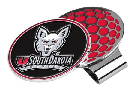 South Dakota Coyotes Ncaa Hat Golf Clip With Ball Marker