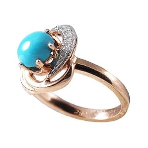 ROSE GOLD TURQUOISE RING