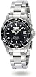 Men's Stainless Steel Pro Diver Black Dial Quartz