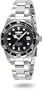 Men's Stainless Steel Pro Diver Black Dial Quartz