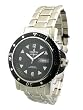 MENS CROTON STEEL AUTOMATIC DAY DATE WATCH CA301053SSBK