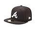 MLB Atlanta Braves Black with White 59Fifty Baseball Youth Cap