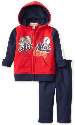 Kids Headquarters Baby Boys' All Sports Two Piece Hoodie Jog Set