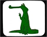 Decorated Mouse Pad with cayman, reptile, animal