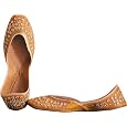 Beaded & Sequin Indian Khussa Belly Dance Shoes For Women Handcrafted Casual