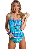 Purple Haze: Princess Tankini Top: Women's Swimsuit Separate by Blue Sky Swimwear