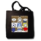 Rich Diesslins Funny Society Cartoons - Soccer Moms - Tote Bags