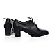 Charm Foot Fashion Womens Oxfords Shoes Mid Heel Lace up