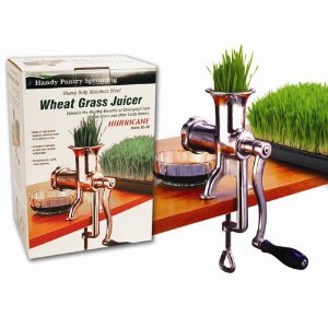 Hurricane Stainless Steel Manual Wheatgrass Juicer- Hand Crank Juice Extractor for Wheat Grass & Barley Grass Juicing Hurricane Stainless Steel Manual Wheatgrass Juicer- Hand Crank Juice Extractor for Wheat Grass & Barley Grass Juicing