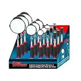 15 Piece LED Lighted Inspection Mirror...