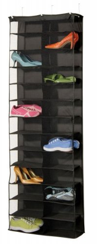 26 Pair Over the Door Shoe Rack (Black) (63