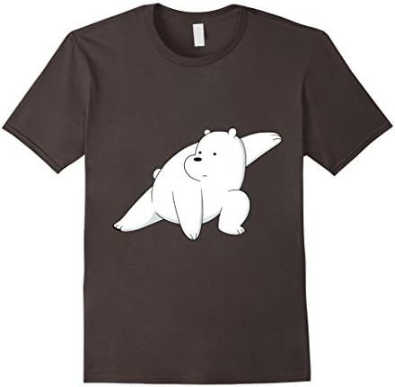 Men's Ice Bear Believes In You Tee - We Bare Bears T- Shirts 2XL Asphalt