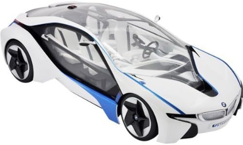 White BMW R/C Car with 4 Functions Headlights Tailights by Radio Road Toys