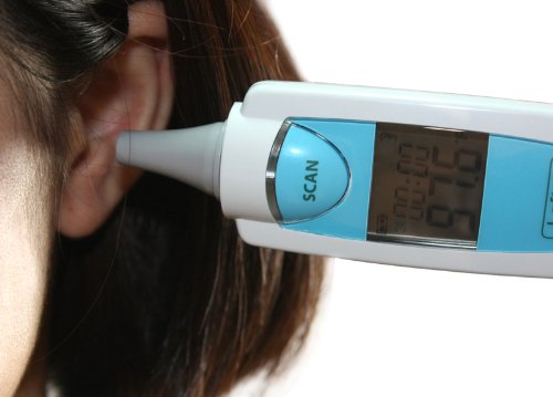 Loftek Digiplus Portable Digital Baby Adult Home Thermoscan Ear Infrared IR Thermometer with Memory and Fever Alarm