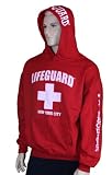 Lifeguard New York City Hoodie Sweatshirt Red