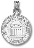 SMU Mustangs Solid Sterling Silver Classic Seal Pendant