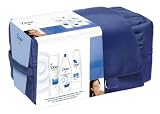 Dove Geschenkpackung mit Kulturtasche (Creme-Dusche 250 ml + Beauty Body Milk 400 ml + 2in1 Shampoo 250 ml + Kulturtasche)