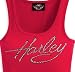 Harley-Davidson&Acirc;&reg; Women's Embellished Layering Tank Shirt. Rhinestone embellishment. 99180-11VW