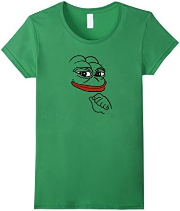 Pepe Meme Frog T-Shirt - Female Medium - Grass