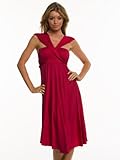 Convertible Dress or Skirt 8 Different Looks 2 Color Options Red or Turquoise Made in USA Size S M or L