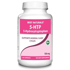 Best Naturals, 5-HTP (5- Hydroxytryptophan), 100 mg, 120 Capsules