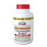 21st Century Dietary Supplement Glucosamine Relief, 1000 mg, Maximum Strength, Tablets, Value Size , 240 caplets