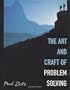 The Art and Craft of Problem Solving