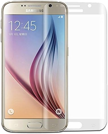 S6 Edge Plus Screen Protector Full Coverage, Coolfunny [2-Pack] HD Clear Curved Edge Cover Tempered Glass for Galaxy S6 Edge Plus (Silver)