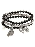 GUESS Jet Bow & Tassle 3 Pc. Stretch Brace, JETSON