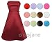Strapless Satin CLASSIC A LINE Dress for Bridesmaid Formal Prom Wedding