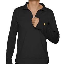 Mens Wicking Training Shirt by Sport Science - Long-Sleeve Turtleneck