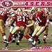 SAN FRANCISCO 49ERS 2009 NFL Monthly 12 X 12 WALL CALENDAR