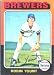 Search : 1975 Topps Robin Yount Baseball Rookie Card In Protective Display Case