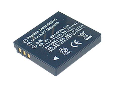 PowerSmart Li-ion 3.70V 1000mAh Black Replacement for PANASONIC Lumix DMC-FX30, DMC-FX33, DMC-FX55, SDR-S10 Series Digital Camera Battery Compatible Part Numbers: CGA-S008A, CGA-S008A/1B, CGA-S008E, CGA-S008E/1B, DMW-BCE10, DMW-BCE10E, VW-VBJ10