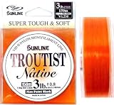 サンライン(SUNLINE) トラウティスト ネイティブ 150m ウッドブラウン 3lb