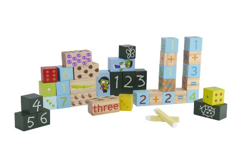 Wood 'Numbers' 34-piece Exploration Blocks Set - 564 Classic