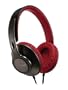 Philips SHL5800 Headband DJ-Style Kopfh�rer (Aluminium-B�gel, Kunstleder) rot/schwarz