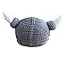Handmade Viking Baby Hat Set with Cell Phone Anti-dust Plug