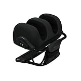 Human Touch Ottoman 2.0 Robotic Calf and Foot Massager, Black Microsuede