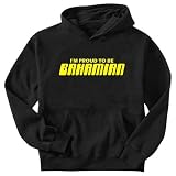 Sweatshirt Black  I Am Proud Bahamian  Bahamas Country