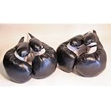 2 New Pair of Black 18oz Boxing Gloves Punching Glove by 