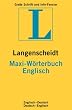 Englisch. MAXI W�rterbuch. Langenscheidt. Neues Cover