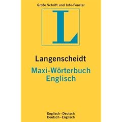 Englisch. MAXI W�rterbuch. Langenscheidt. Neues Cover