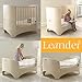 Leander Baby- und Kinderbett, Buche white wash - KomplettSet