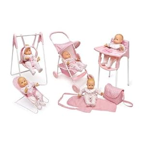 Doll Play Set with Swing