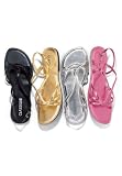 Classique Metallic Flat Sandals